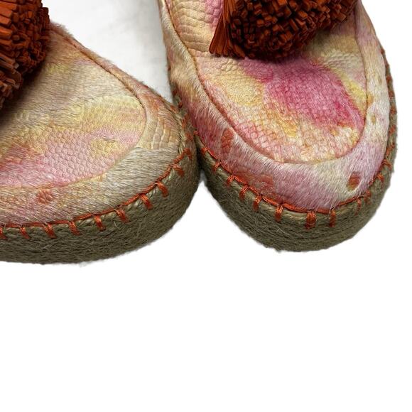 NEW Gentle Souls by Kenneth Cole Rory Espadrille Mules Womens 7.5 Tropical Multi - Picture 8 of 11